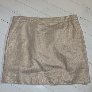 Cream and gold skirt